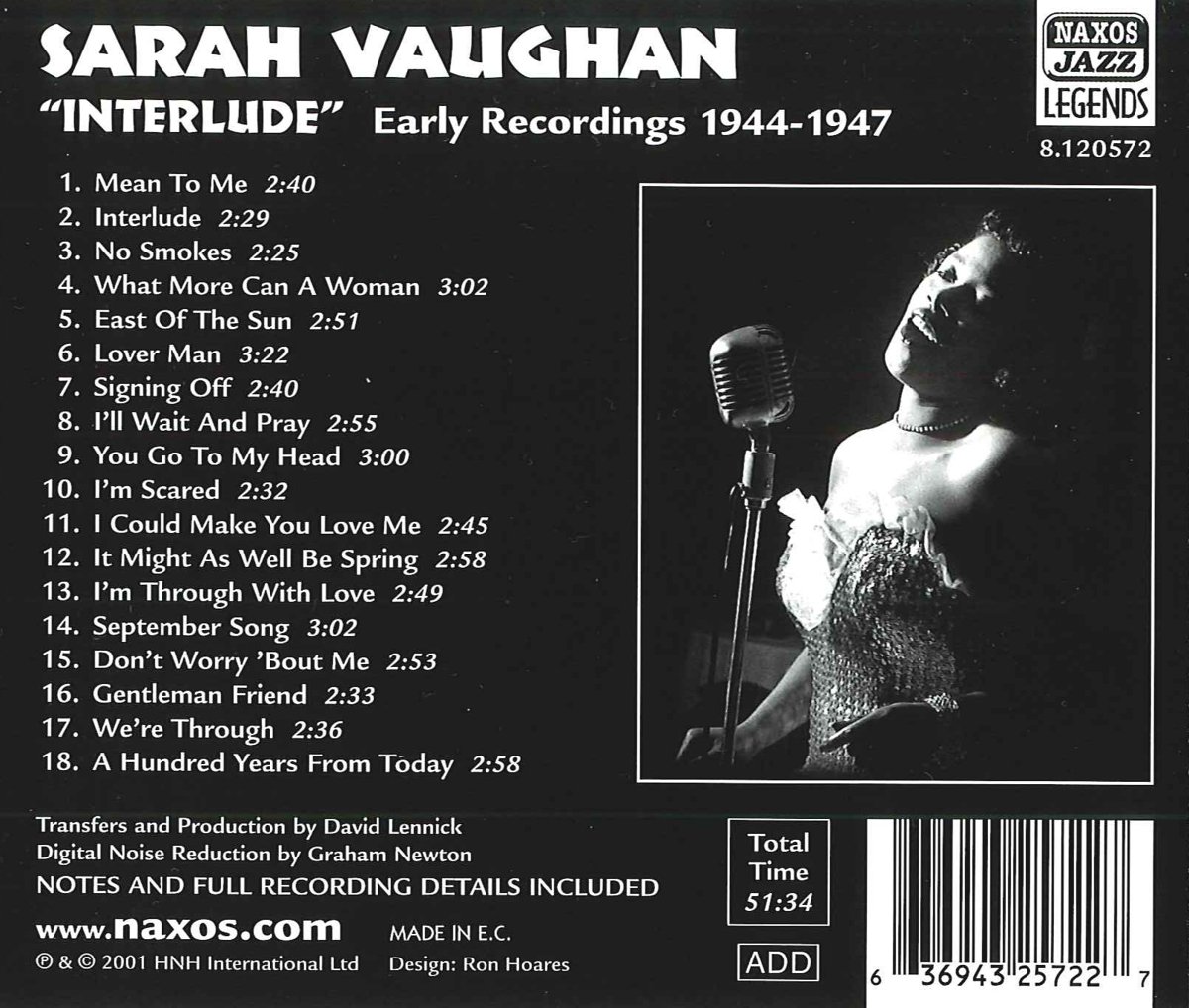 SARAH VAUGHAN: Interlude 1944-1947 - slide-1