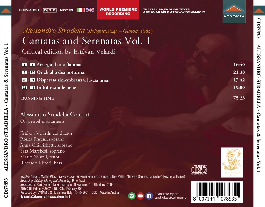 Stradella: Cantatas & Serenatas Vol. 1 - slide-1