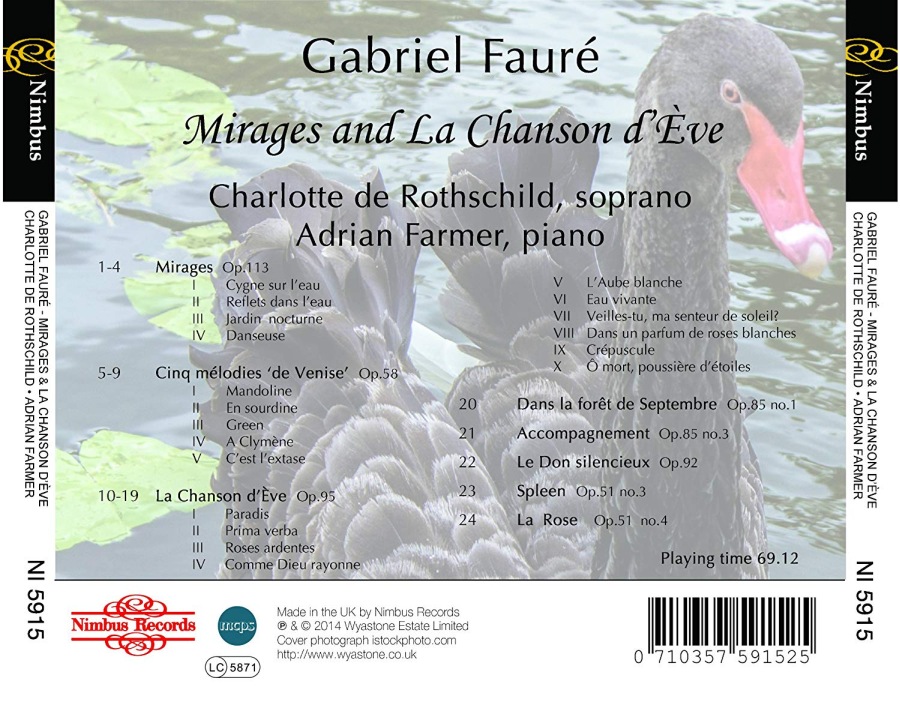 Fauré: Mirages; La Chanson d´Ève - slide-1