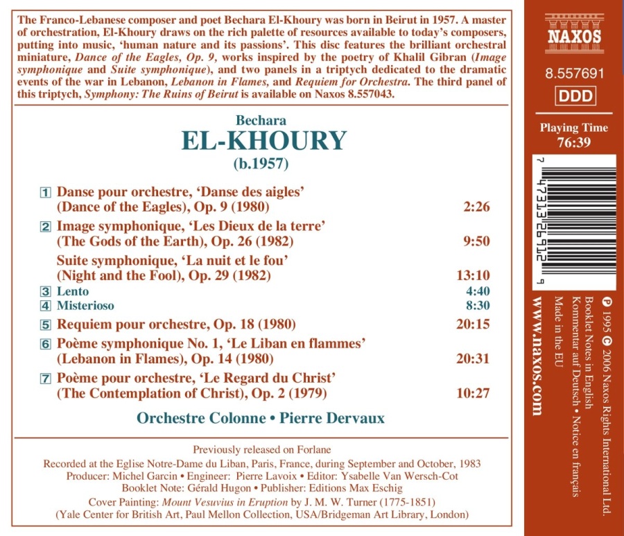 EL-KHOURY: Orchestral Works - slide-1