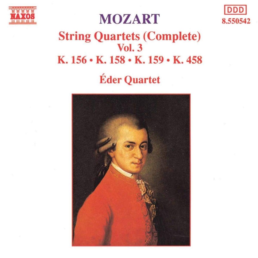 Mozart: String Quartets, K. 156, K. 158-159, K. 458