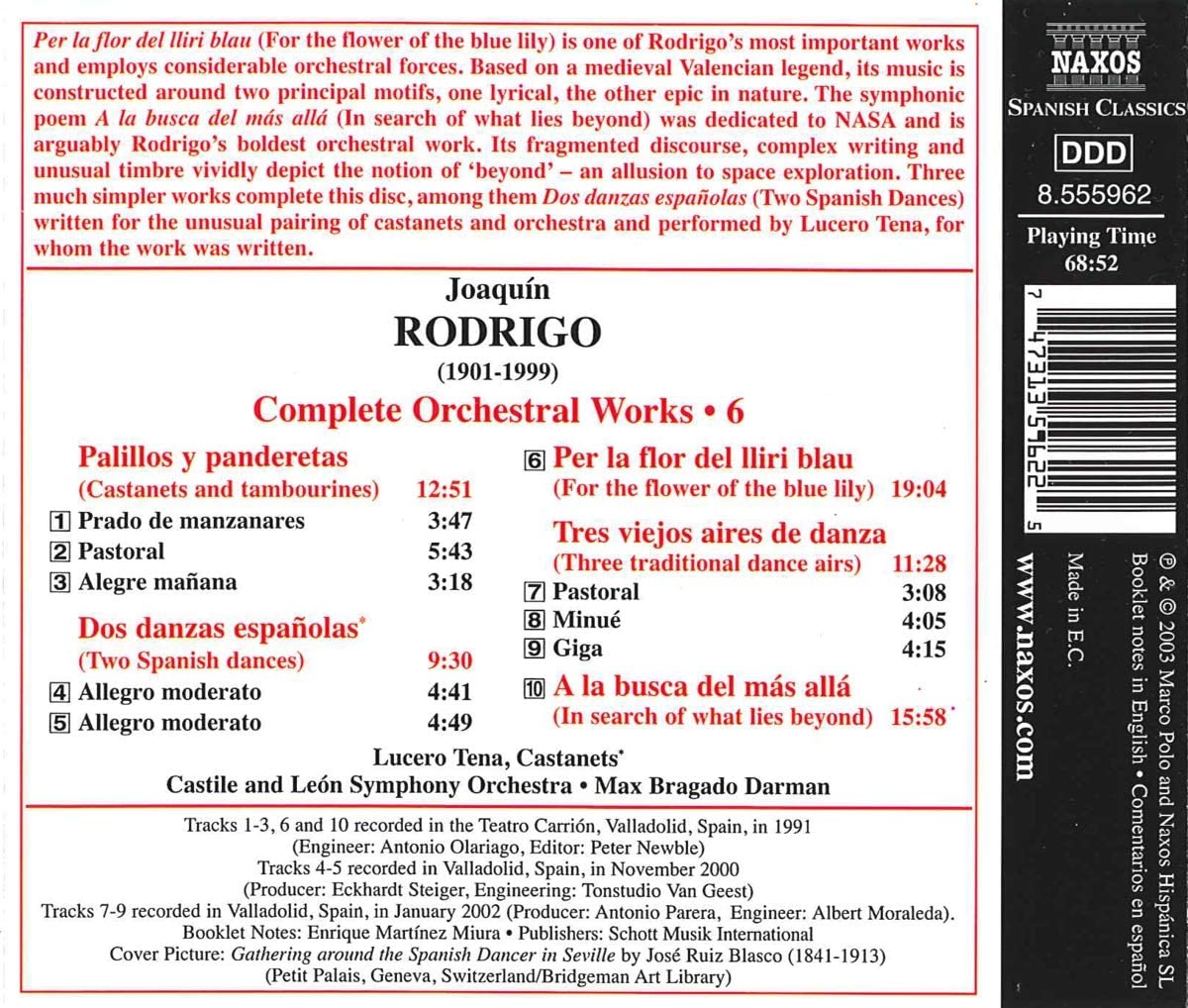 RODRIGO: Complete Orchestral Works vol.6 - slide-1