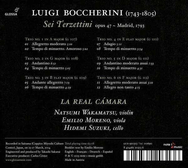 Boccherini: Sei Terzettini op. 47 - slide-1