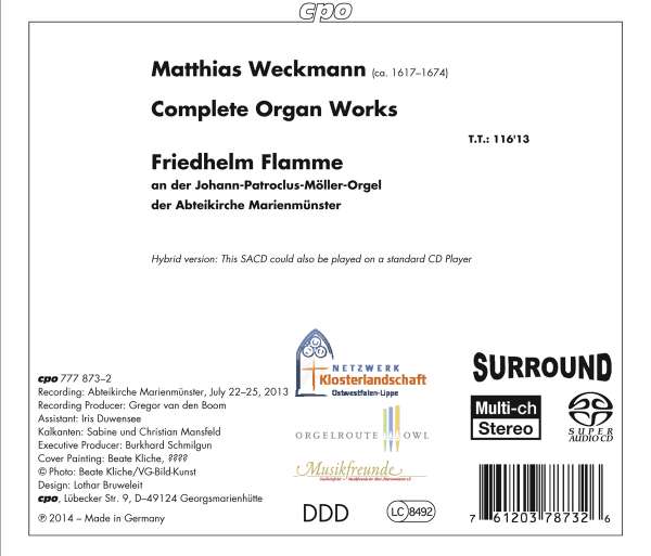 Weckmann: Complete Organ Works - slide-1