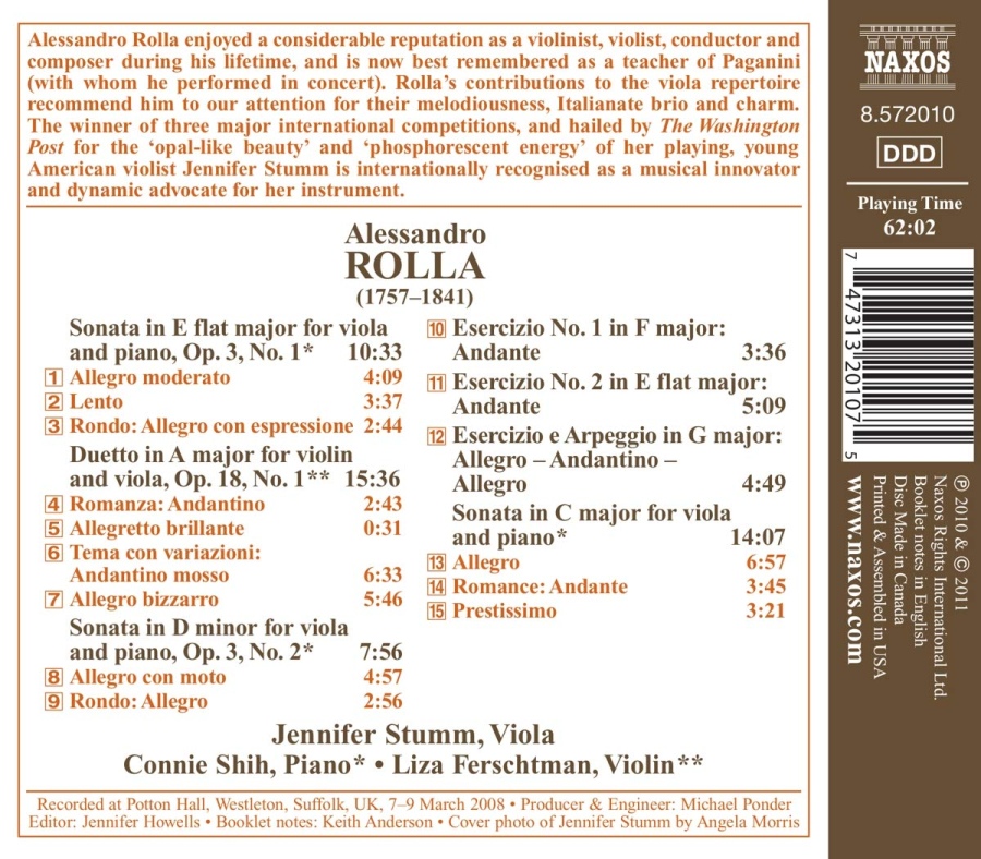 Rolla: Viola Sonatas, Duetto for violin and viola, Esercizi - slide-1
