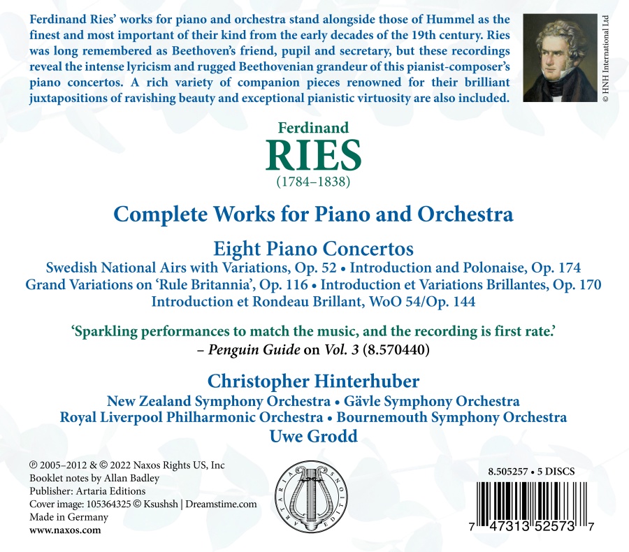 Ries: Complete Works for Piano and Orchestra - slide-1