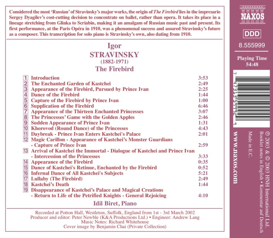 STRAVINSKY: The Firebird (Piano Transcription) - slide-1