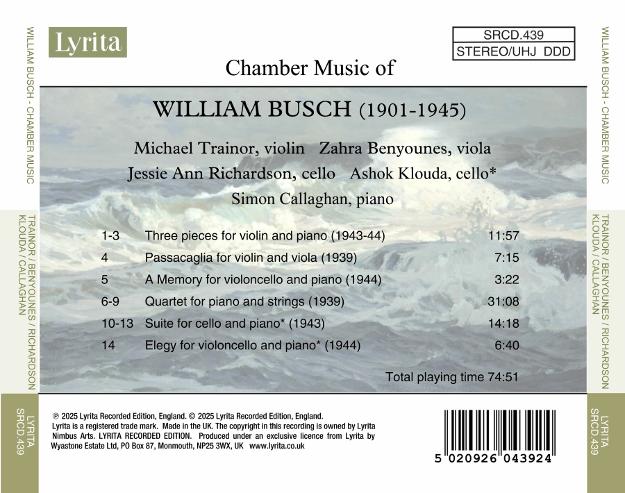 Chamber Music of William Busch - slide-1