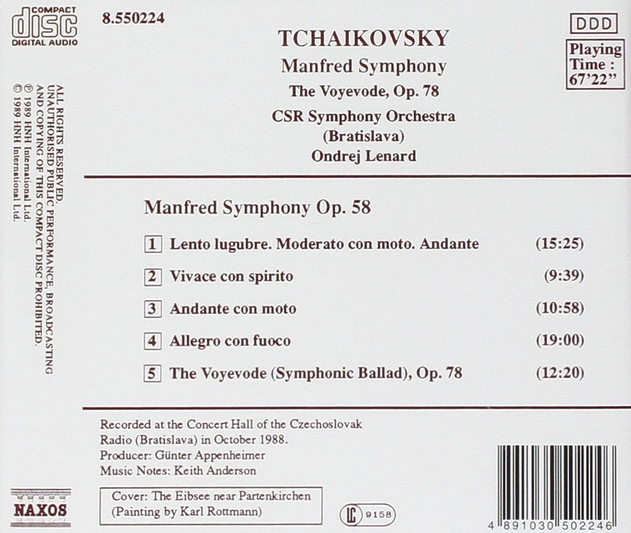 Tchaikovsky: "Manfred" Symphony - slide-1