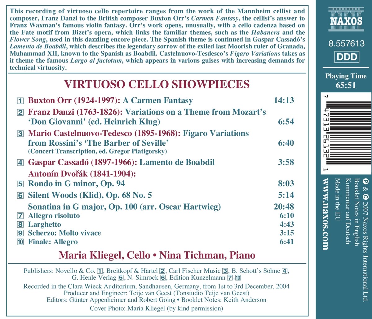 Virtuoso Cello Showpieces - slide-1