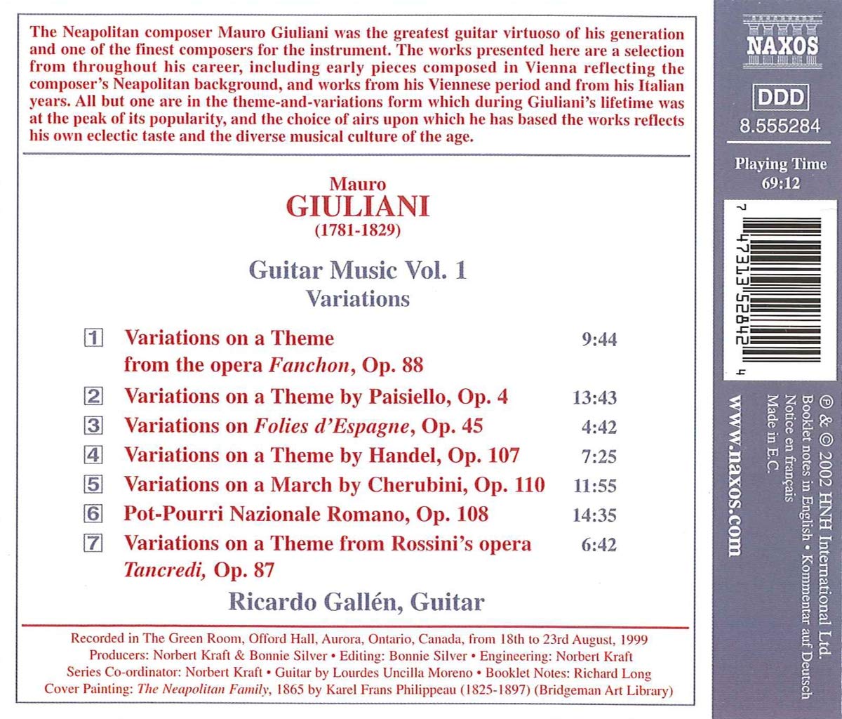 GIULIANI: Guitar Music vol. 1 - slide-1