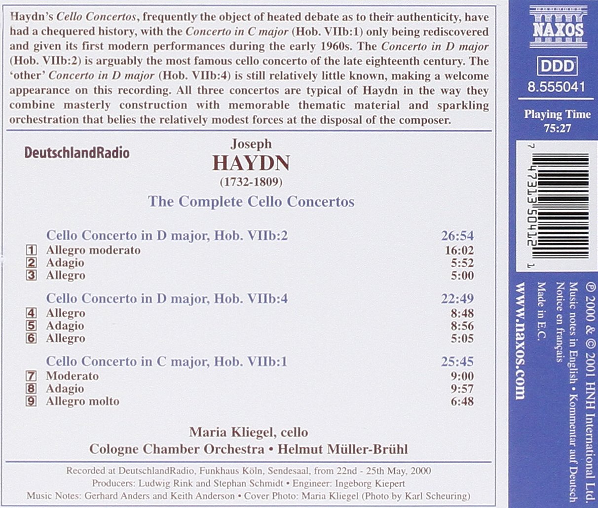 HAYDN: Cello Concertos - slide-1