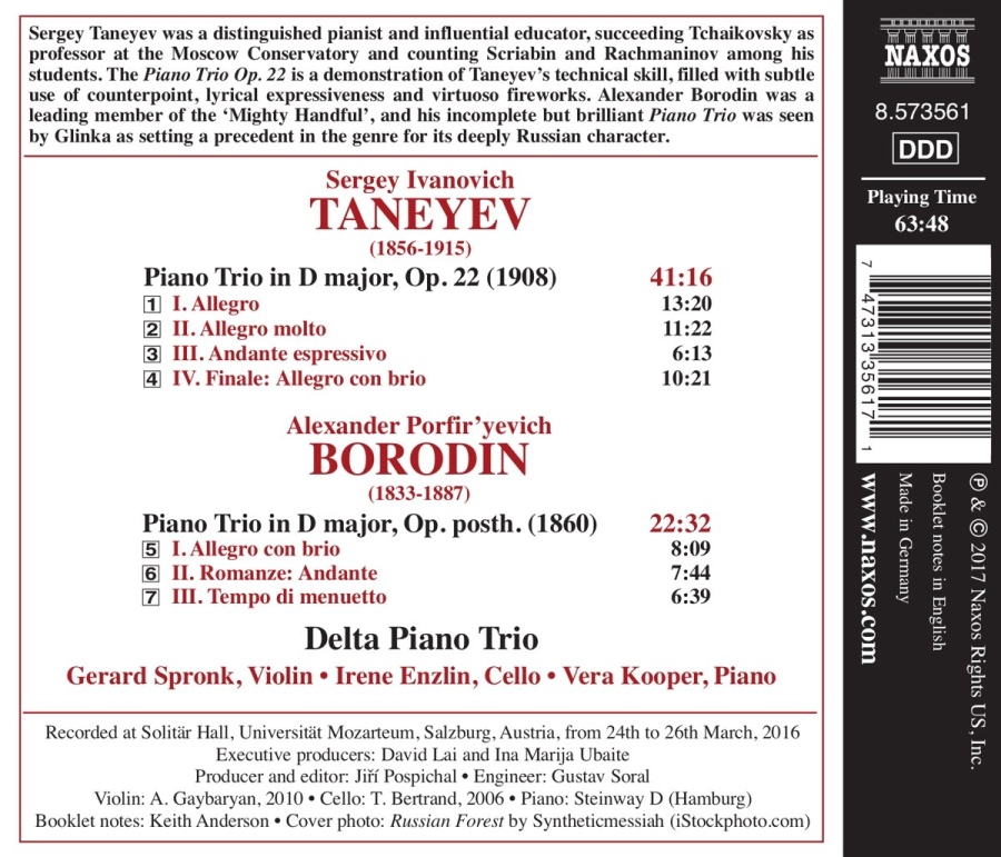 Taneyev & Borodin: Piano Trios - slide-1