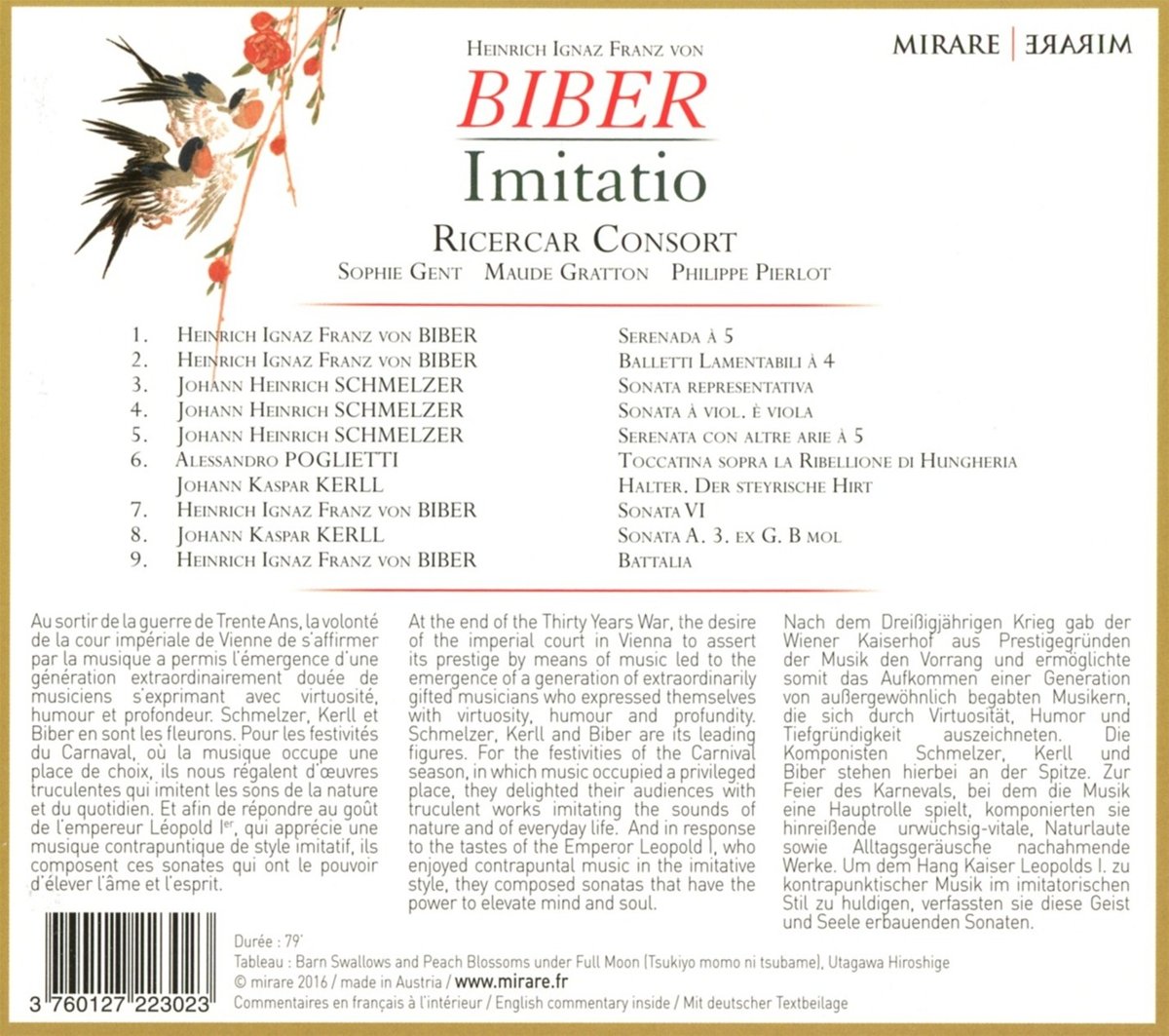 Biber: Imitatio / Schmelzer / Kerll / Poglietti - slide-1