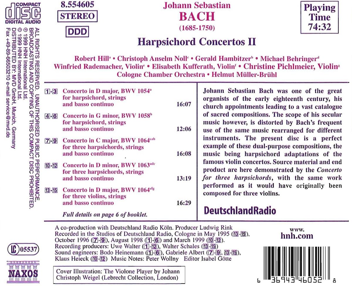 BACH: Harpsichord Concertos II - slide-1