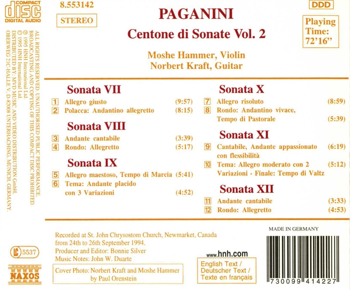 PAGANINI: Centone di Sonate vol. 2 - slide-1