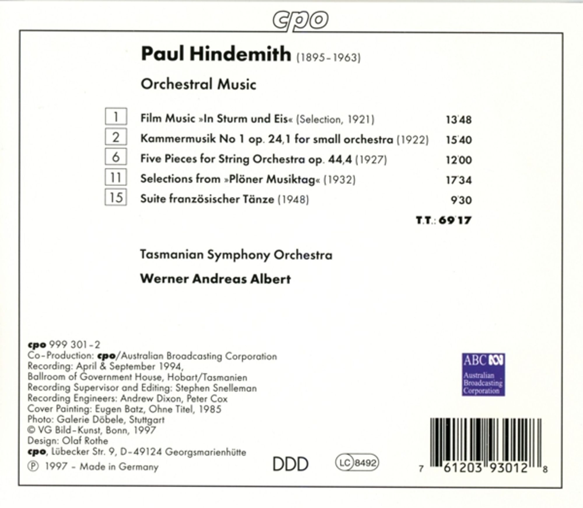 HINDEMITH: Orchestral music - slide-1