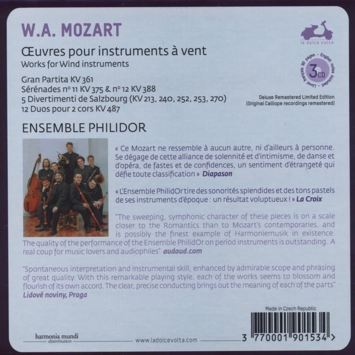 Mozart: Oeuvres pour instruments à vent - slide-1