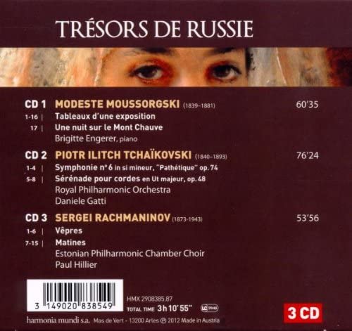 Trésors de Russie - Rachmaninov: Vespers / Tchaikovsky: Symphony no. 6 / Mussorgsky: Pictures at an Exhibition - slide-1