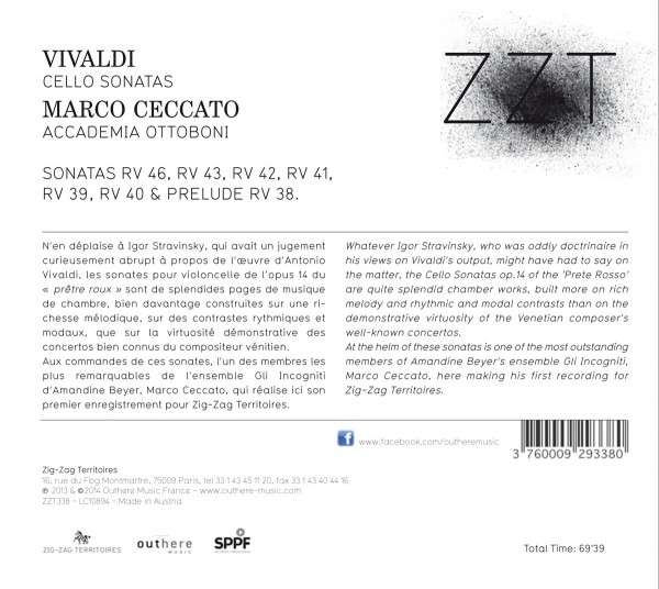 Vivaldi: Cello Sonatas - slide-1