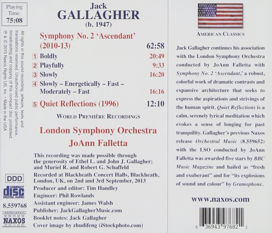 Gallagher: Symphony No. 2 ‘Ascendant’ - slide-1