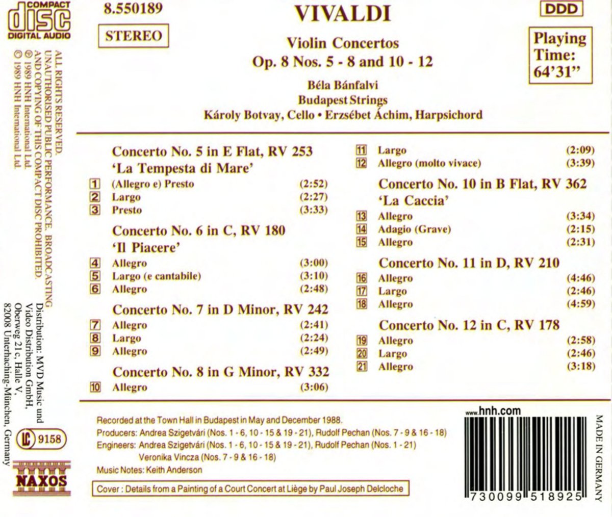 VivaldiI: Violin Concertos - slide-1