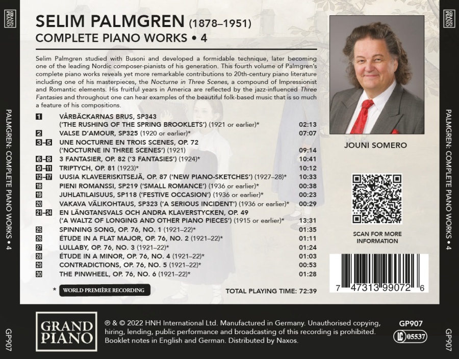 Palmgren: Piano Works Vol. 4 - slide-1