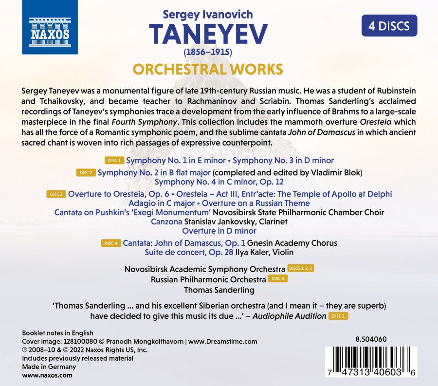 Taneyev: Orchestral Works - slide-1
