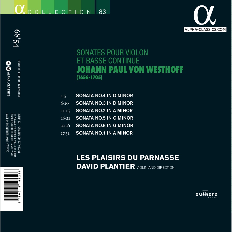 Westhoff: Sonates pour violon et basse continue - slide-1