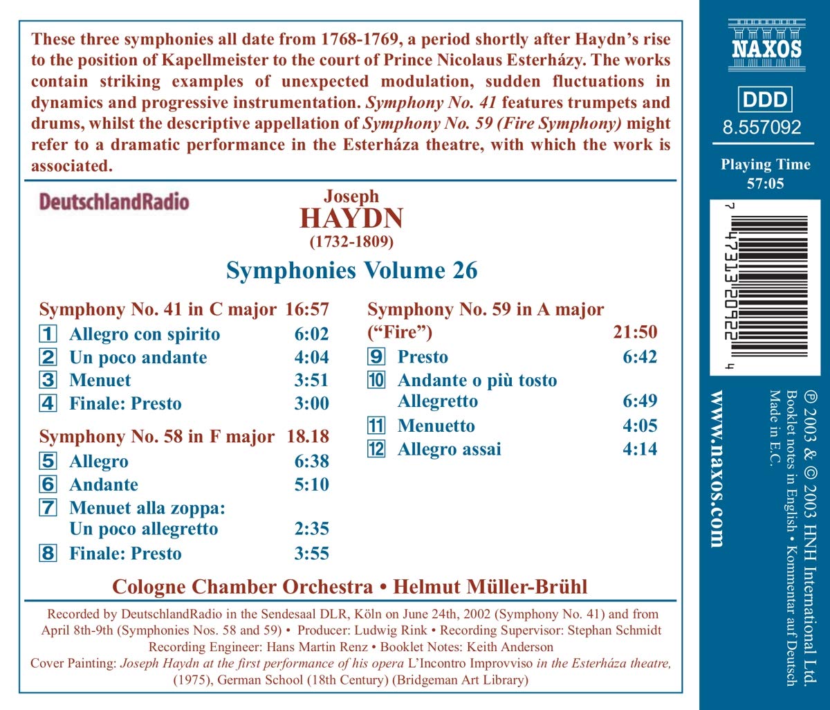 HAYDN: Symphonies vol.26 - slide-1
