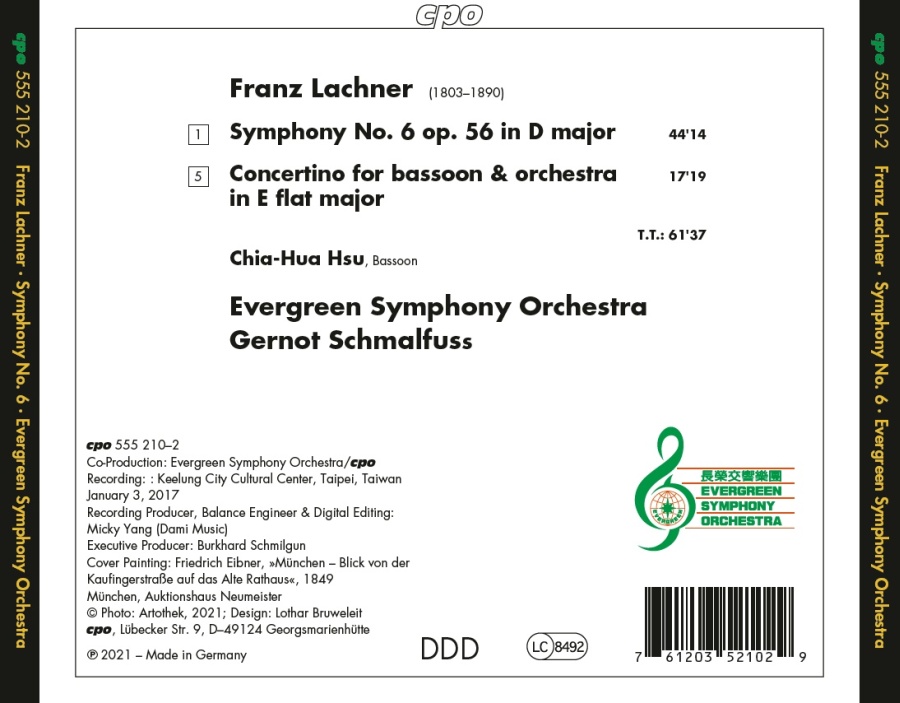 Lachner: Symphony No. 6; Concertino for Bassoon & Orchestra - slide-1