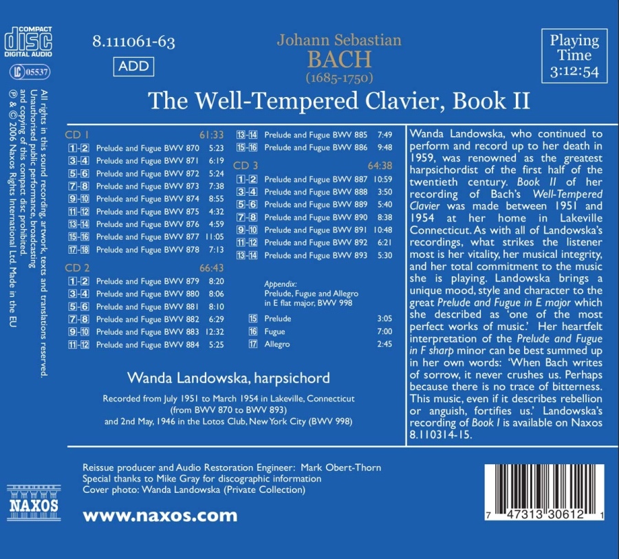 The Well-Tempered Clavier, Book II - slide-1