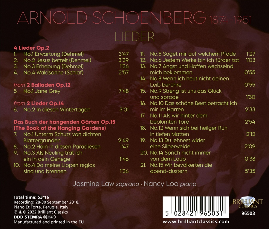 Schoenberg: Lieder - slide-1