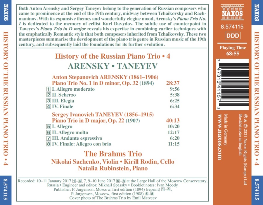 History of the Russian Piano Trio Vol. 4 - slide-1