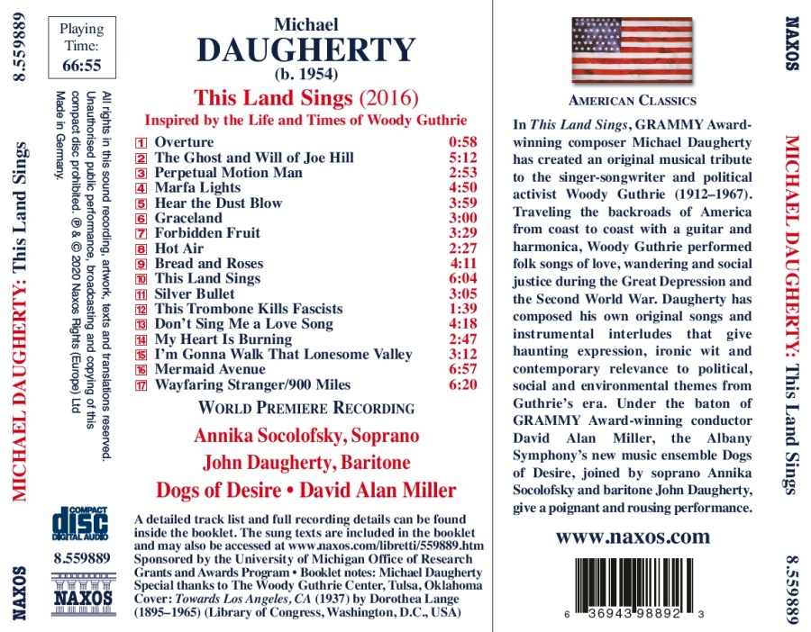 Daugherty: This Land Sings - slide-1