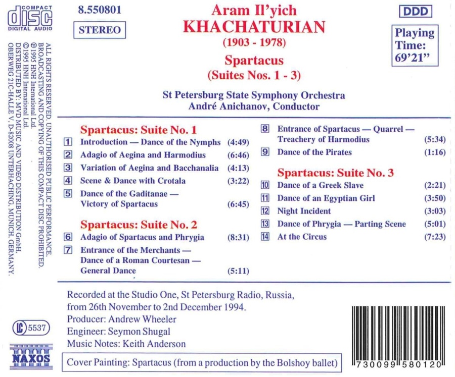 Khachaturian: Spartacus, Suites Nos. 1- 3 - slide-1