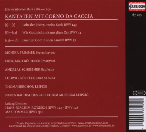 BACH: Cantatas with Corno Da Caccia - slide-1