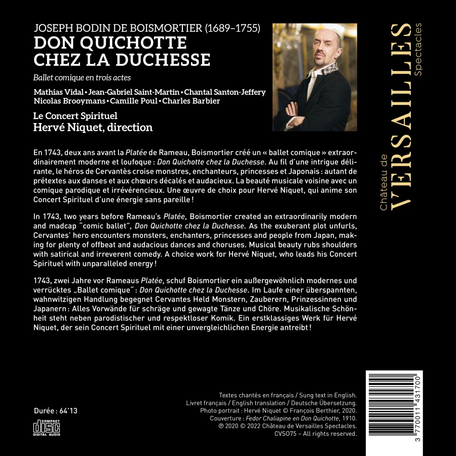Boismortier: Don Quichotte chez la Duchesse - slide-1