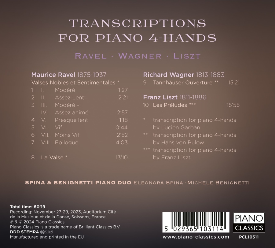 Transcriptions for Piano 4-Hands - slide-1