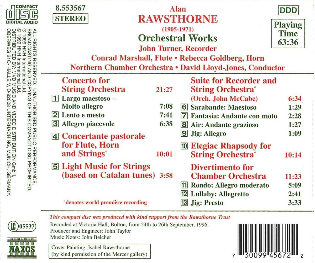 RAWSTHORNE: Concerto for String - slide-1