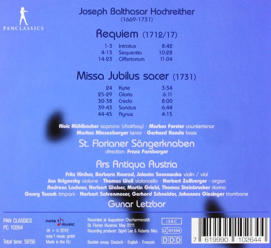 Hochreither: Requiem, Missa Jubilus Sacer - slide-1