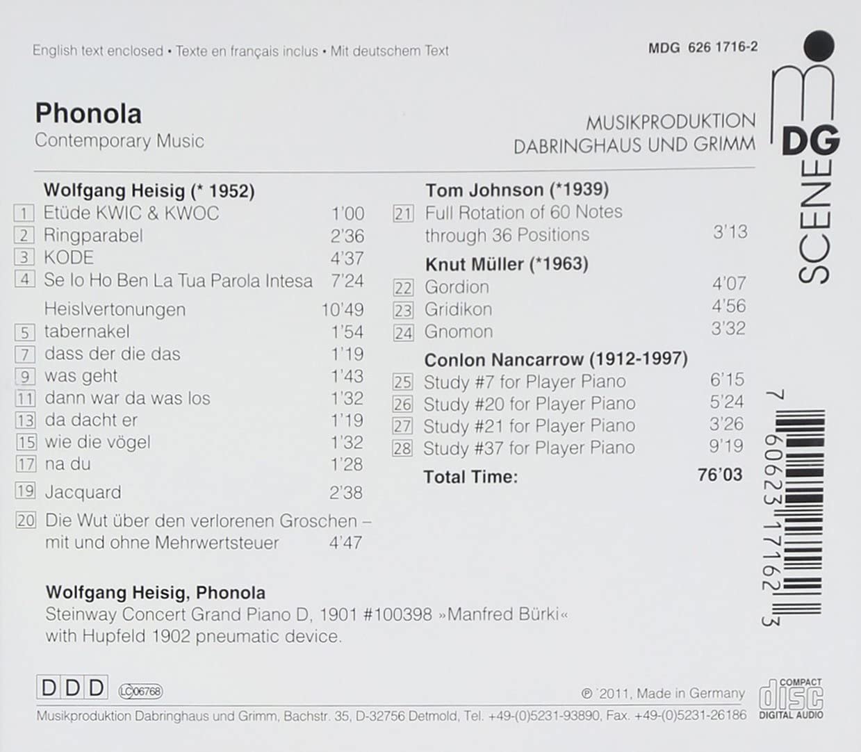 Contemporary Music for Phonola - slide-1