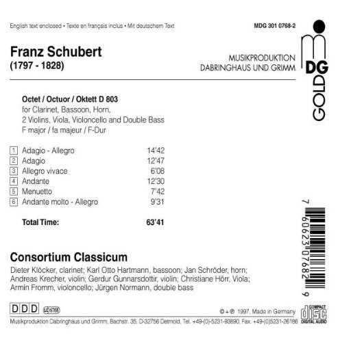 Schubert: Octet D 803 - slide-1
