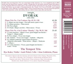 Dvorak: Piano Trios Nos. 3 and 4 ‘Dumky' - slide-1
