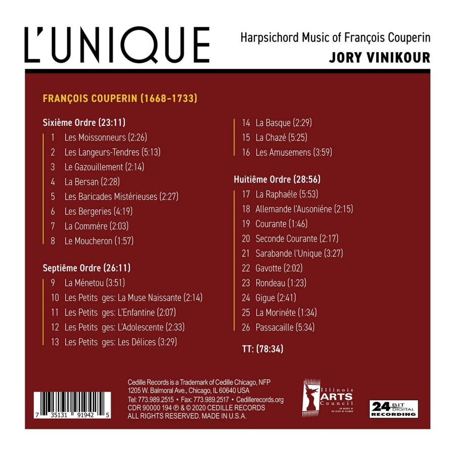 L'Unique - Harpsichord Music of François Couperin - slide-1