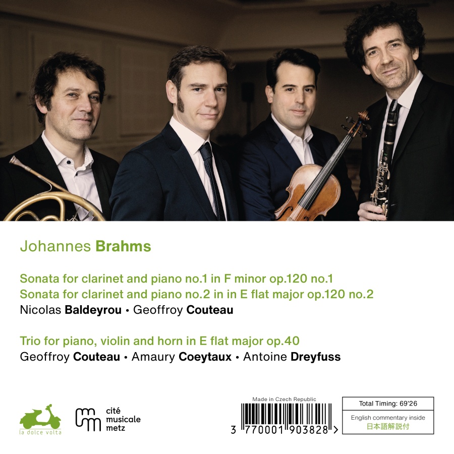 Brahms: Clarinet Sonatas; Horn Trio - slide-1