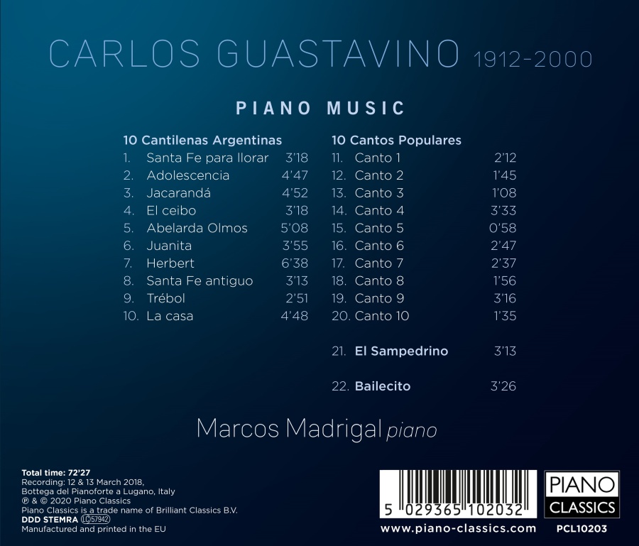 Guastavino: Piano Music - slide-1