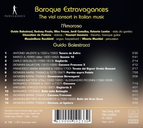 Baroque Extravagances - The Viol Consort in Italian Music - slide-1