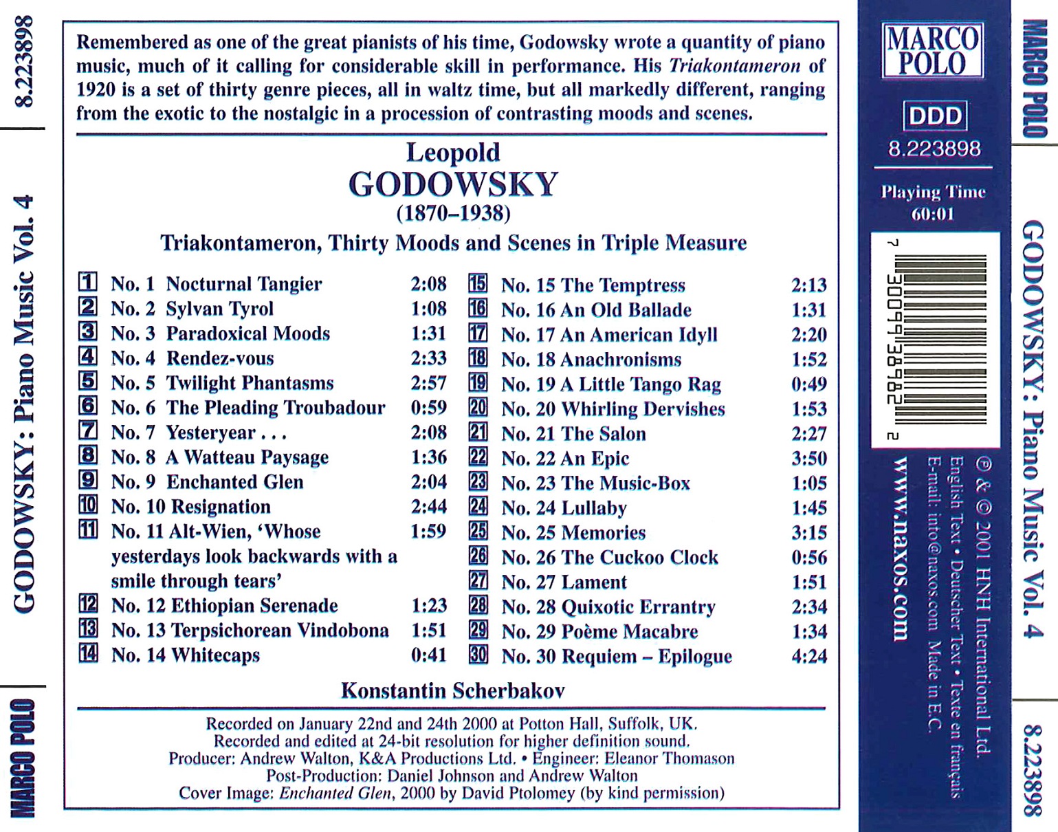 GODOWSKY: Piano music vol. 4 - slide-1