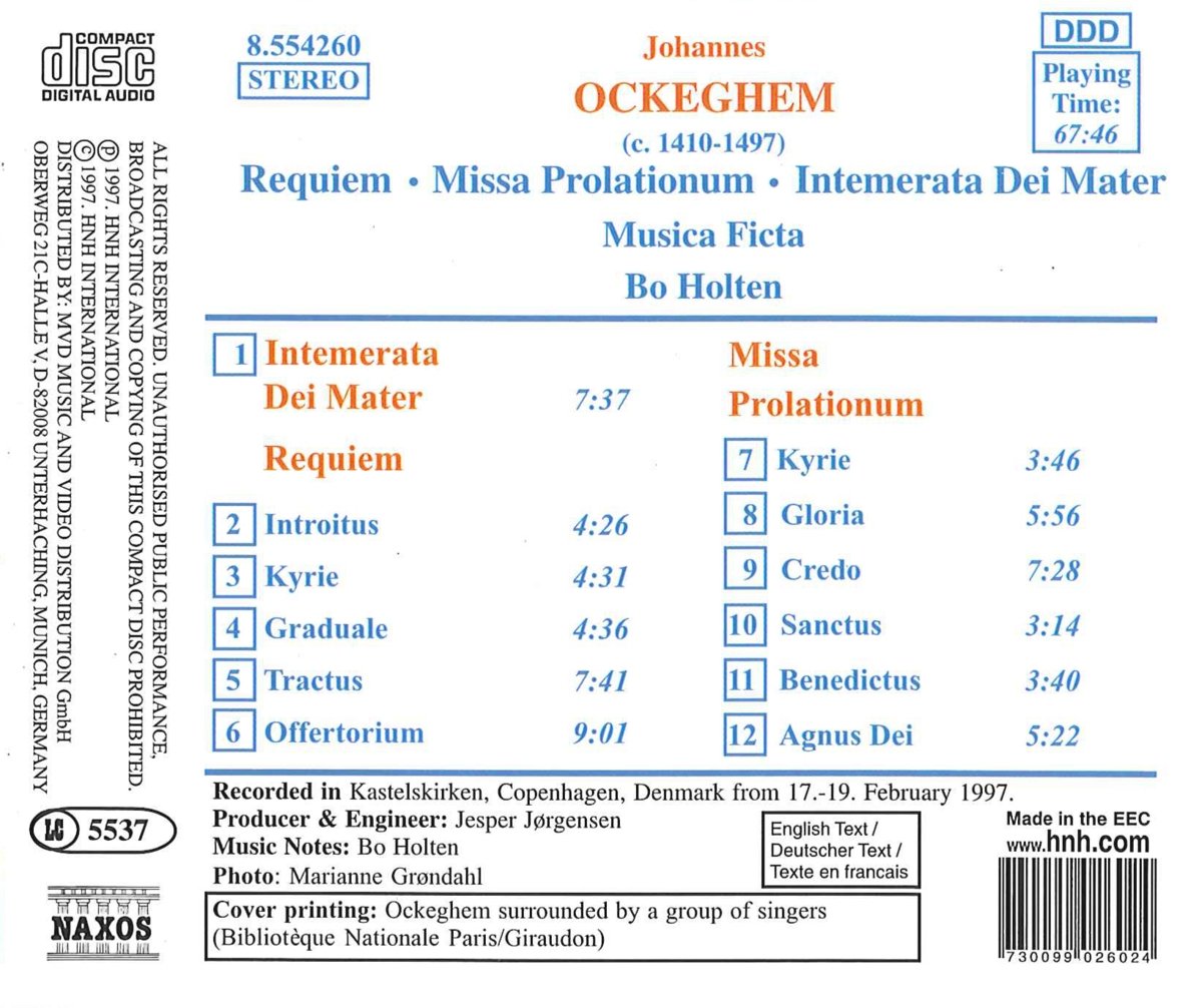OCKEGHEM: Requiem, Missa Prolationum - slide-1